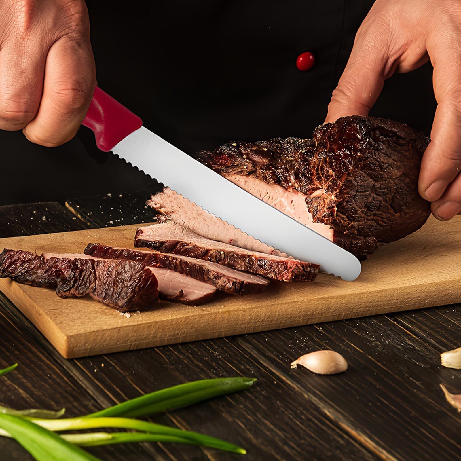 Serrated Steak Cutter 5 Pieces - огляд і ціна Meal Prep For Cutting