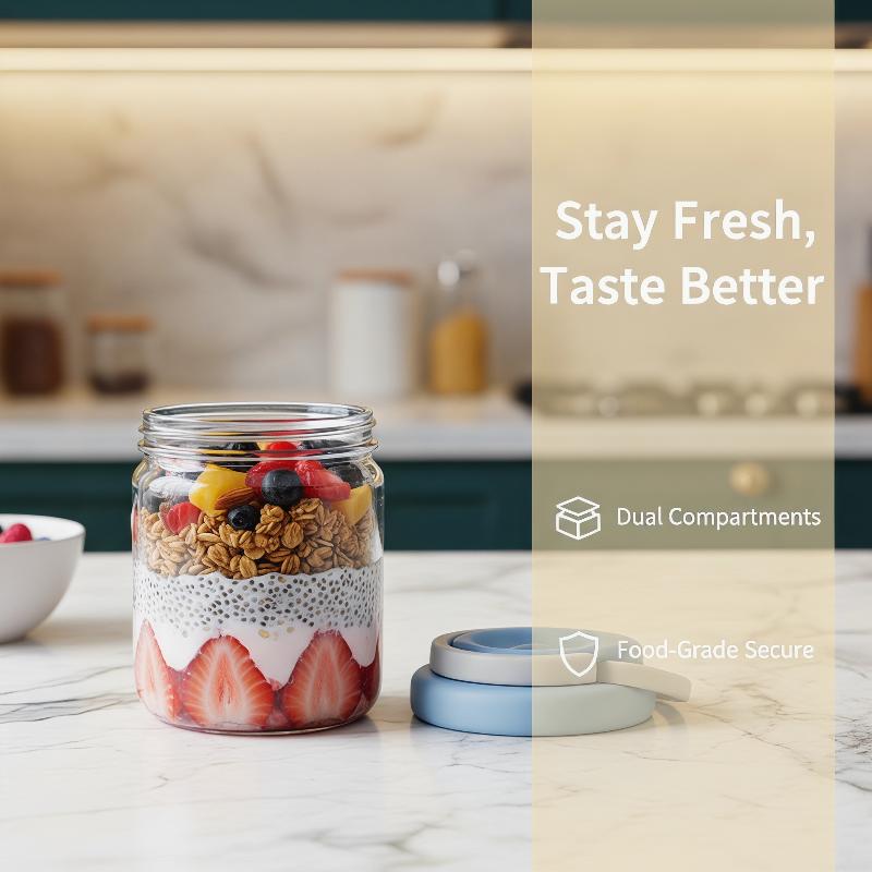[E] Breakfast Cup Portable Oat - огляд і ціна Meal Prep Yogurt