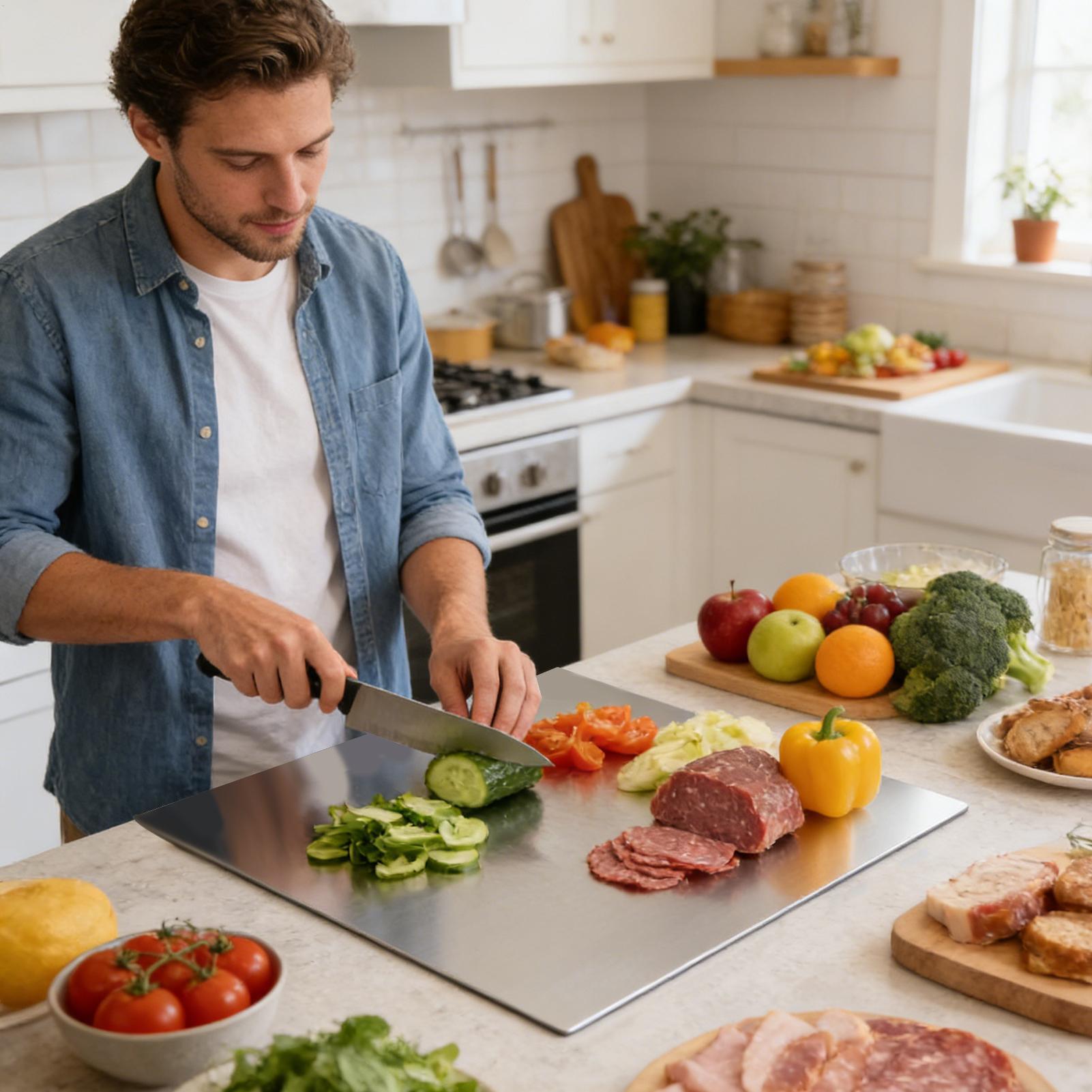 Stainless Steel Cutting Board  - огляд і ціна Meal Prep For Cutting