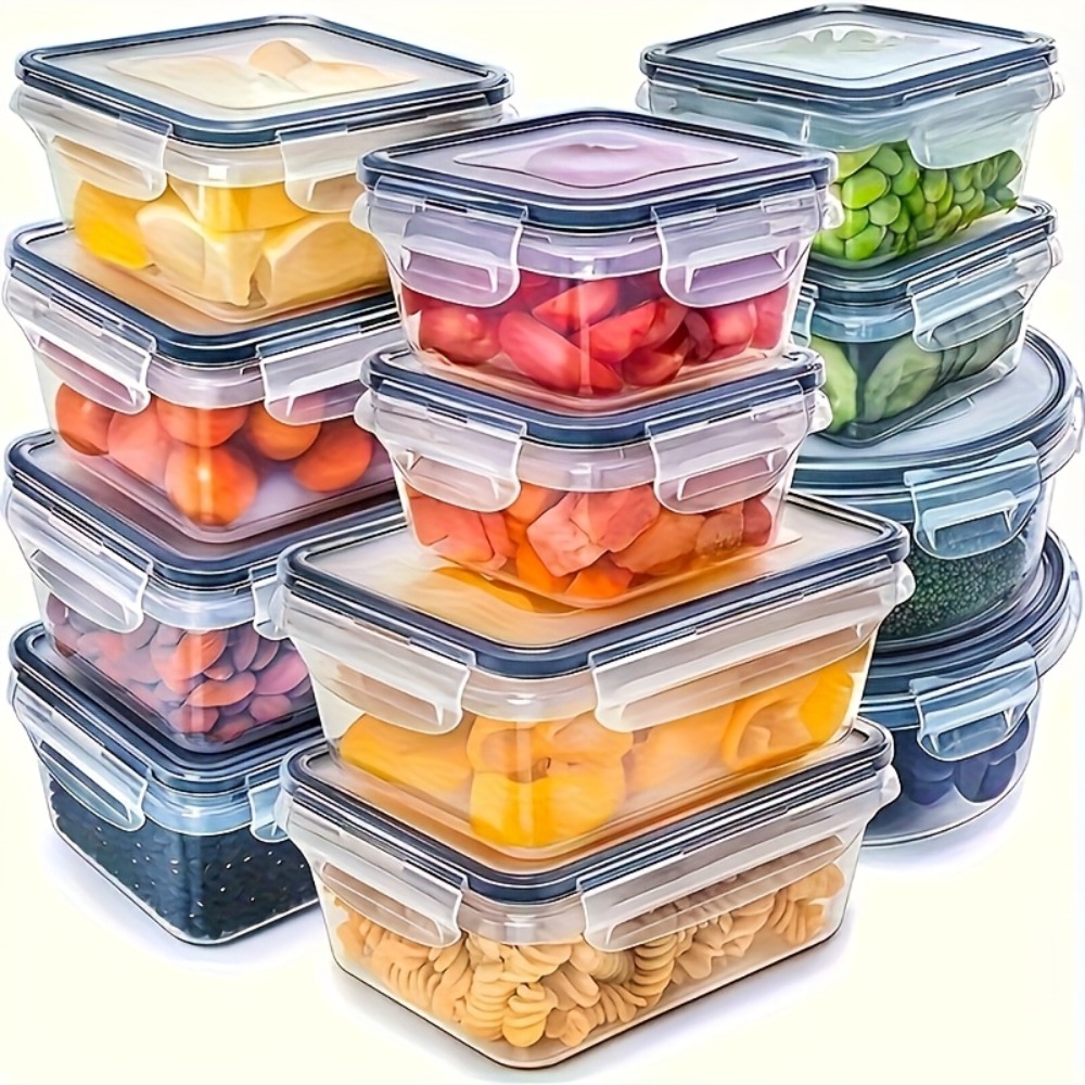 8-PC BPA-Free Airtight Food Co - огляд і ціна Meal Prep Containers Xl