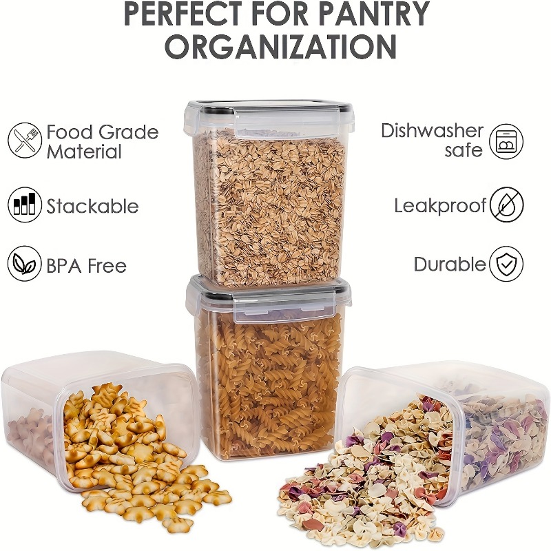 6Pcs Airtight Food Storage Con - огляд і ціна Meal Prep Containers Xl