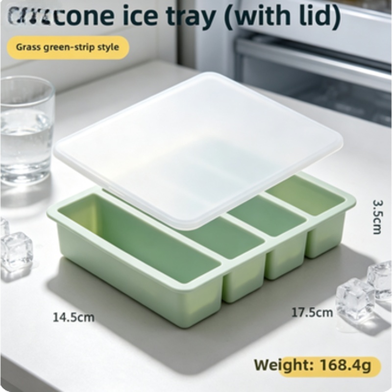 Stackable Silicone Freezer Tra - огляд і ціна Meal Prep Chia Pudding