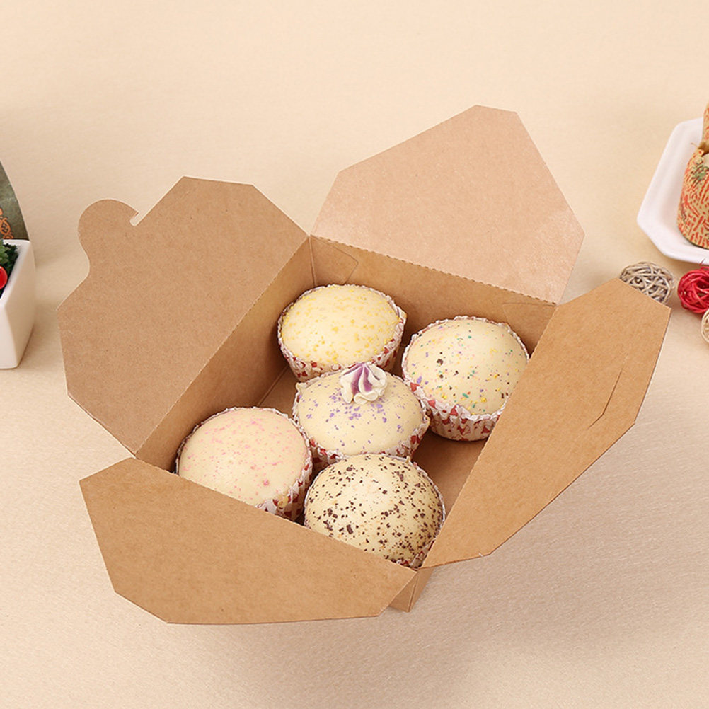 20Pcs Kraft Paper Lunch Box 80 - огляд і ціна Meal Prep Day