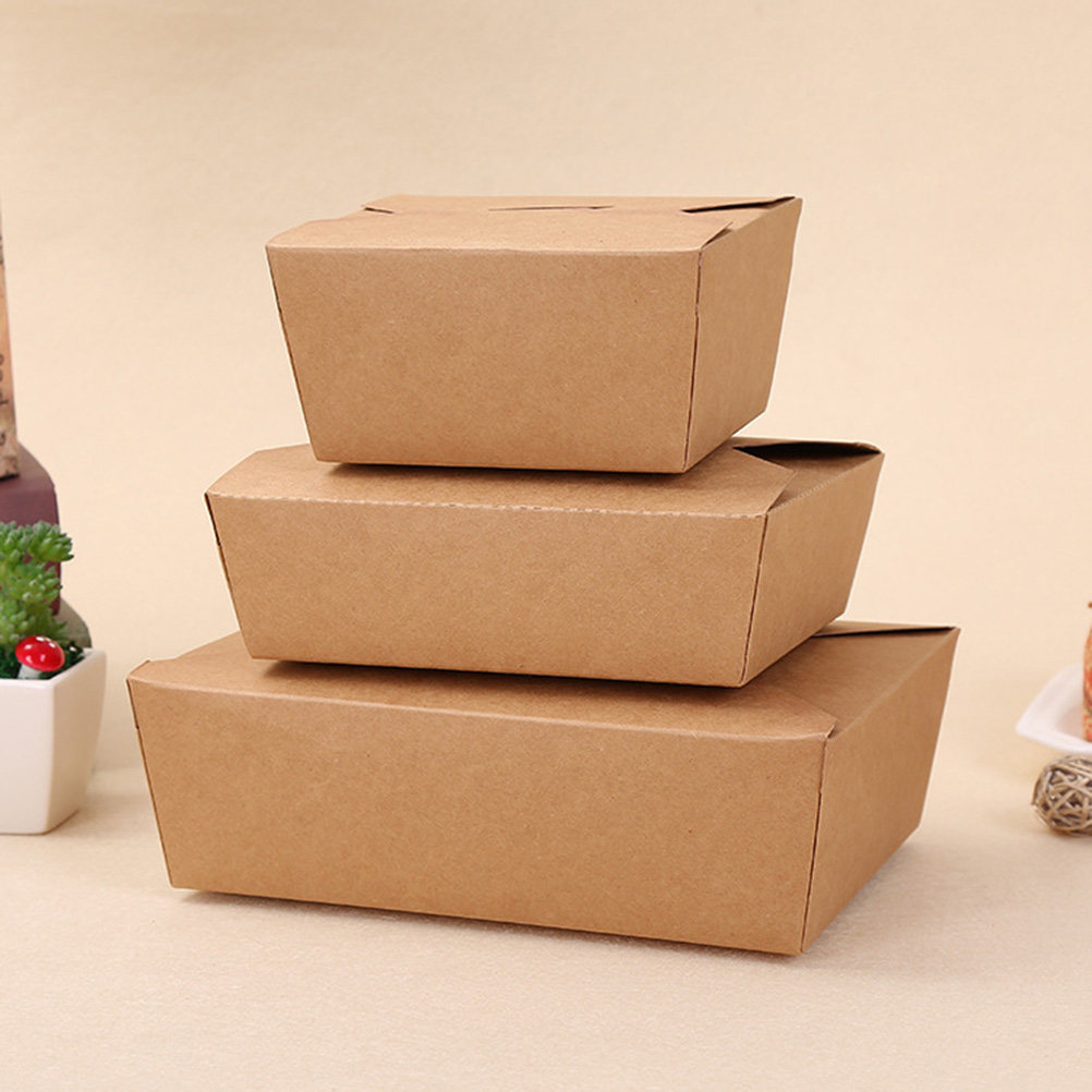 20Pcs Kraft Paper Lunch Box 80 - огляд і ціна Meal Prep Day