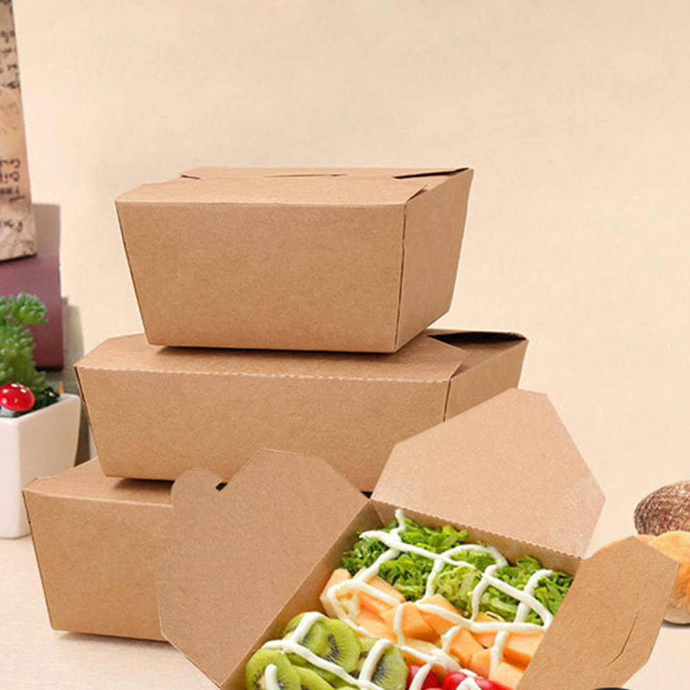 20Pcs Kraft Paper Lunch Box 80 - огляд і ціна Meal Prep Day