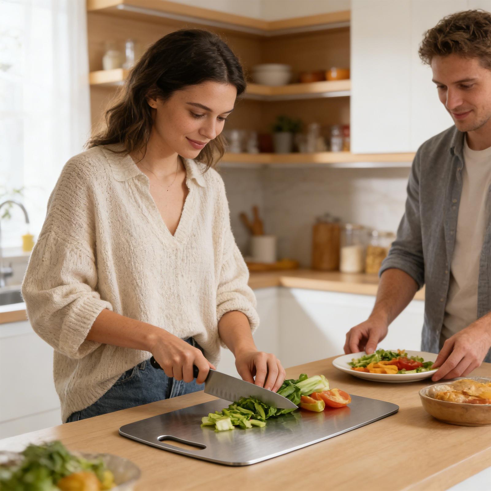 Stainless Steel Chopping Board - огляд і ціна Meal Prep For Cutting