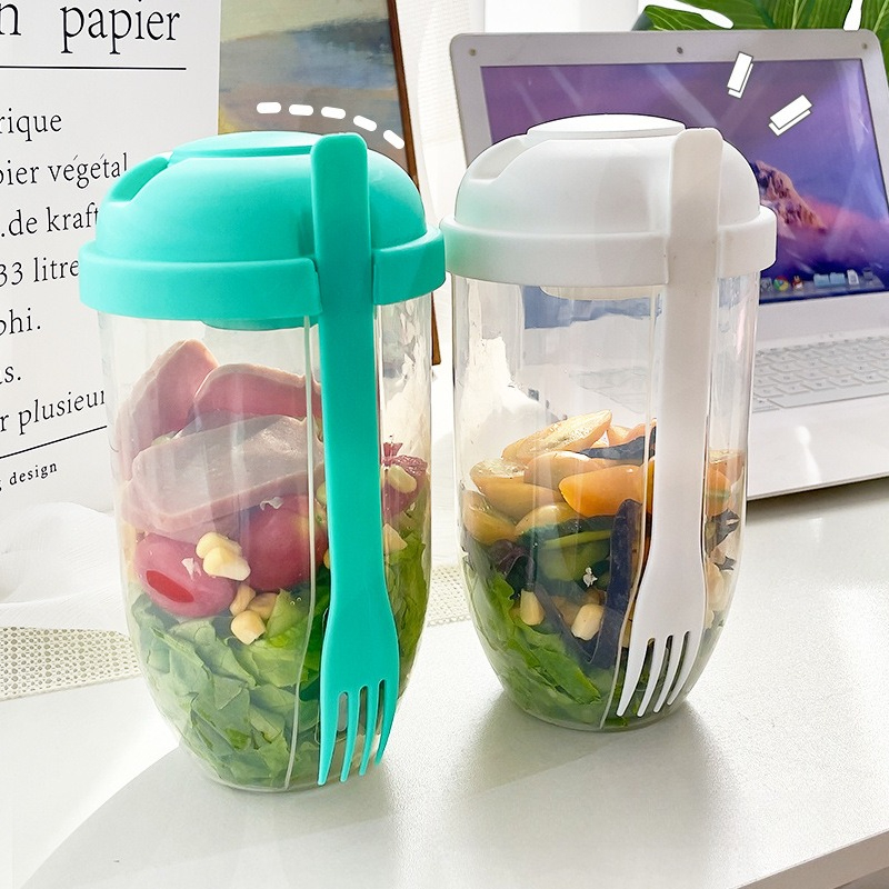 Portable Salad Bowl with Lid a - огляд і ціна Meal Prep Yogurt