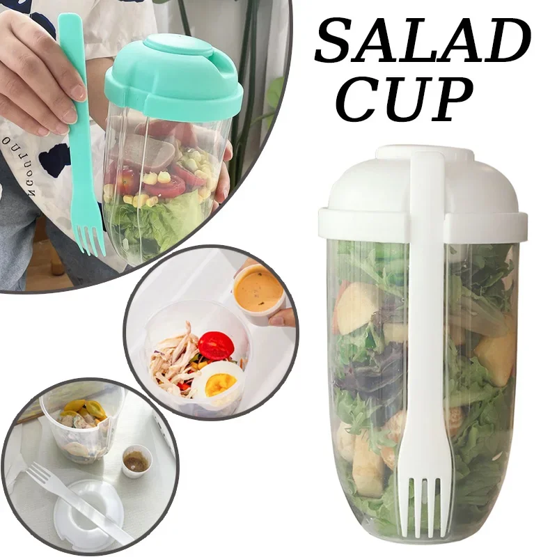 Portable Salad Bowl with Lid a - огляд і ціна Meal Prep Yogurt