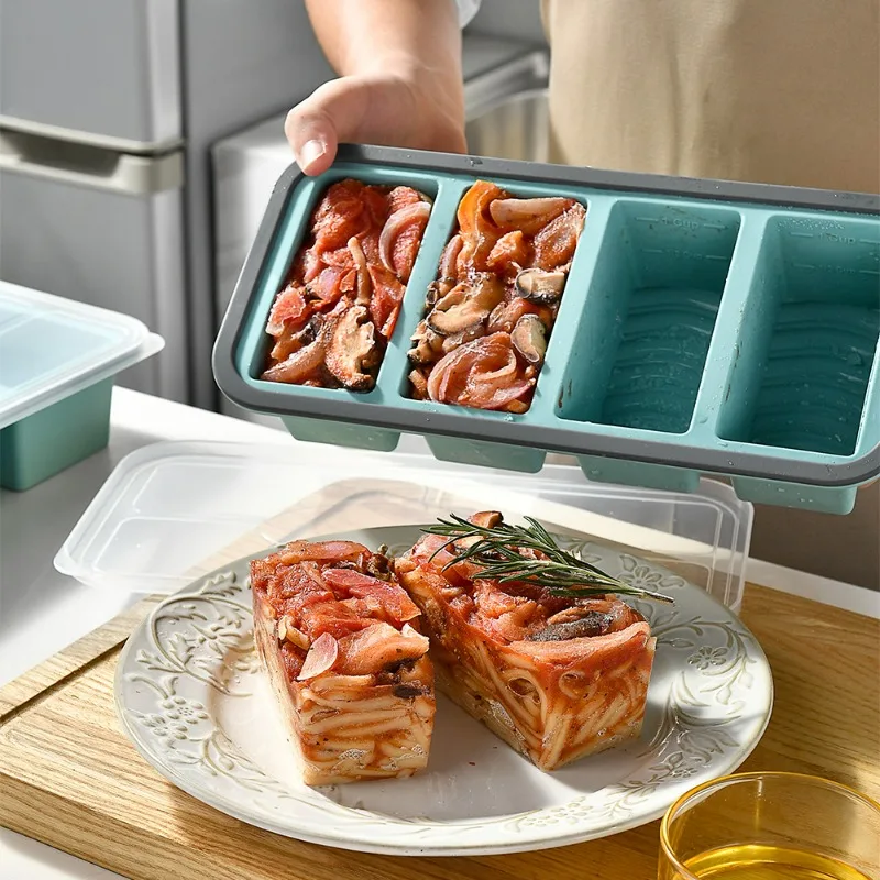 1pc Silicone Food Freezer Tray - огляд і ціна Meal Prep Chia Pudding