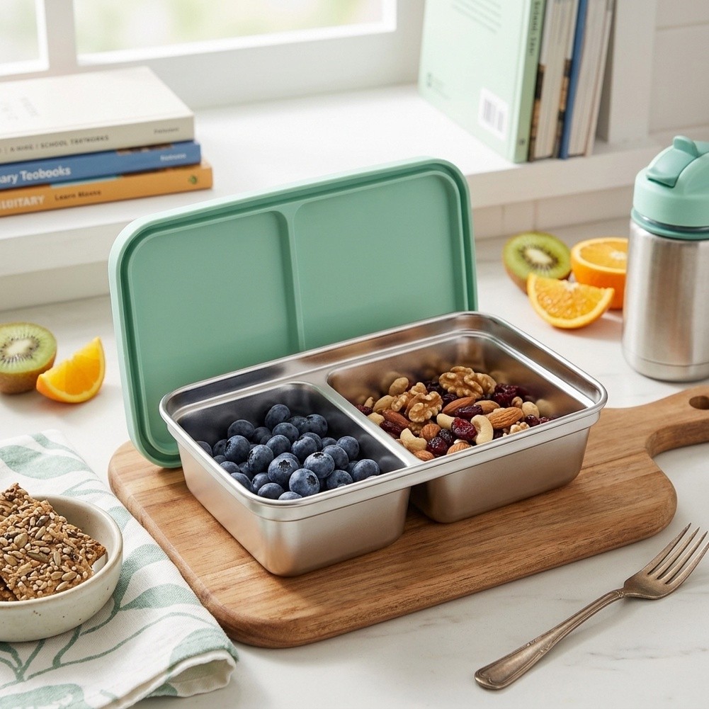 Stackable Stainless Steel Snac - огляд і ціна Meal Prep Snacks For Toddlers