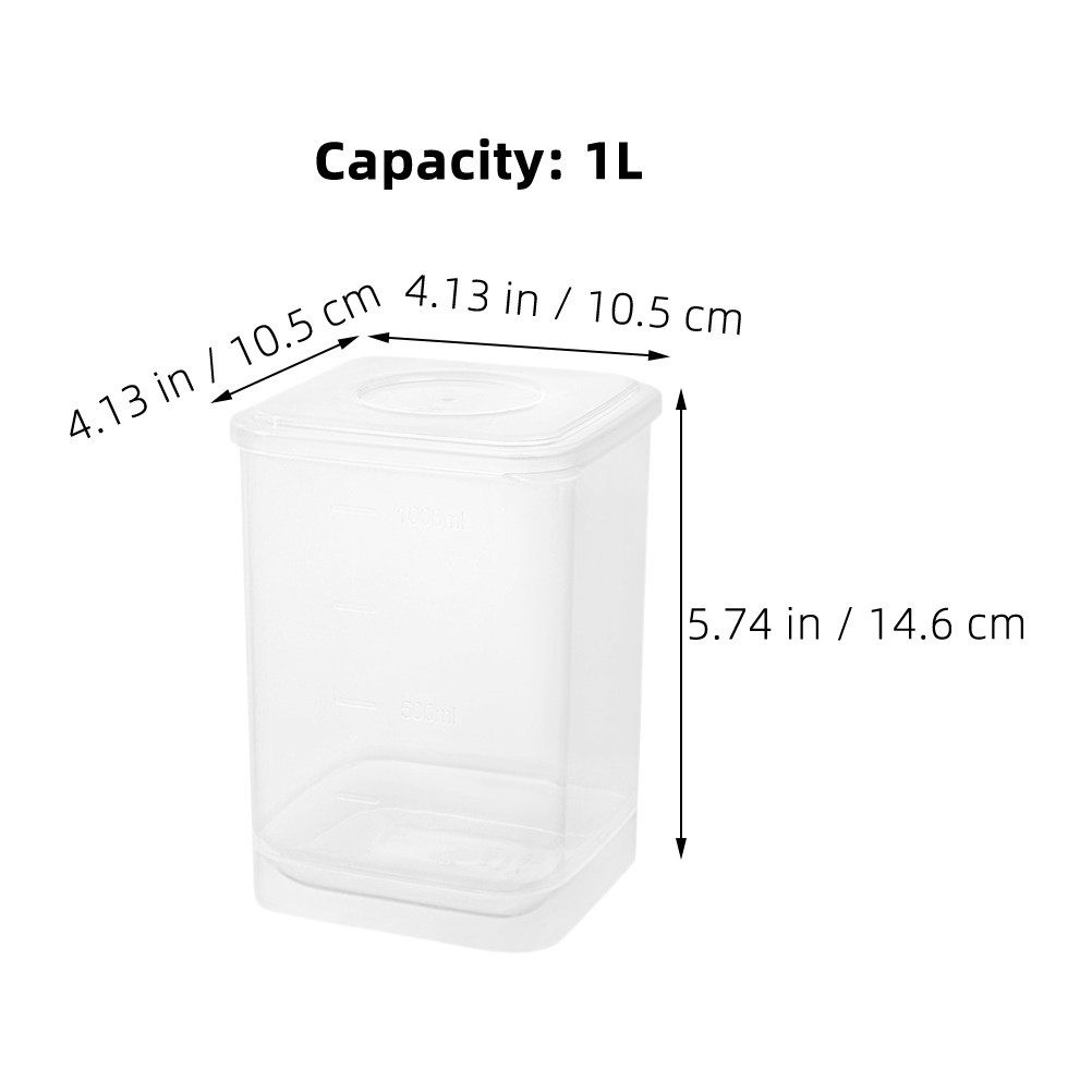 Clear Yogurt Storage Box Plast - огляд і ціна Meal Prep Yogurt