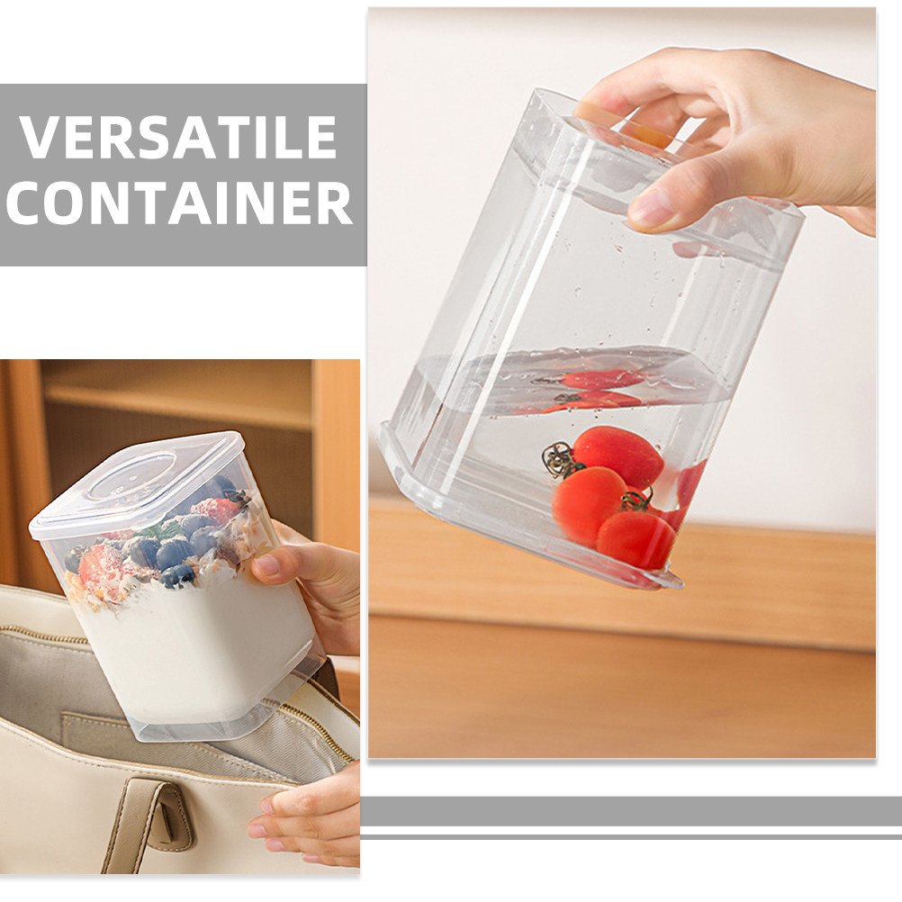 Clear Yogurt Storage Box Plast - огляд і ціна Meal Prep Yogurt