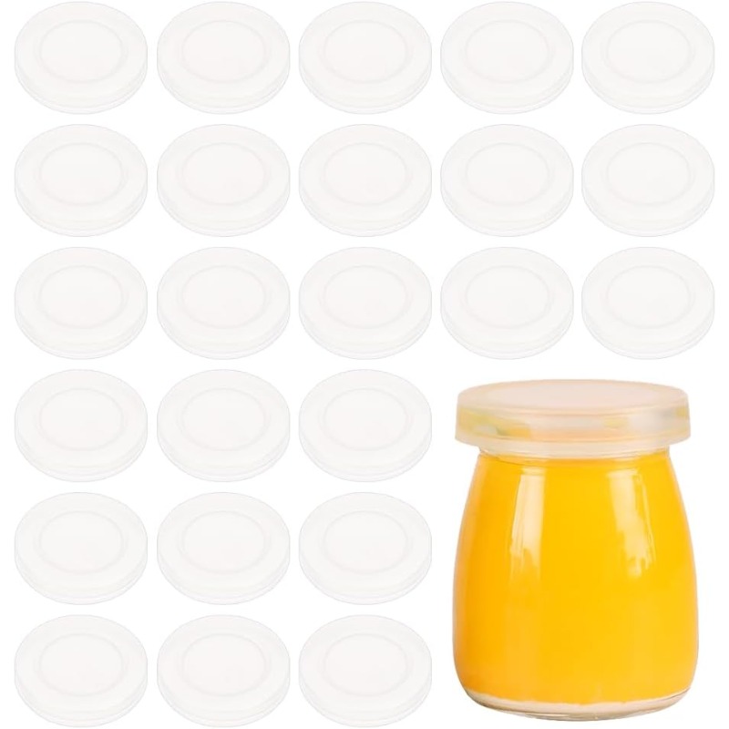 48 Pcs 2inch Yogurt Jar Lids C - огляд і ціна Meal Prep Yogurt