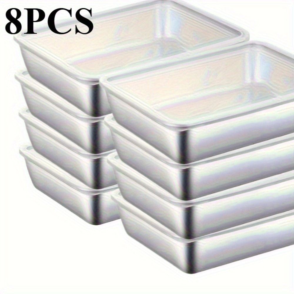 8-Piece Stainless Steel Food C - огляд і ціна Meal Prep Containers Xl