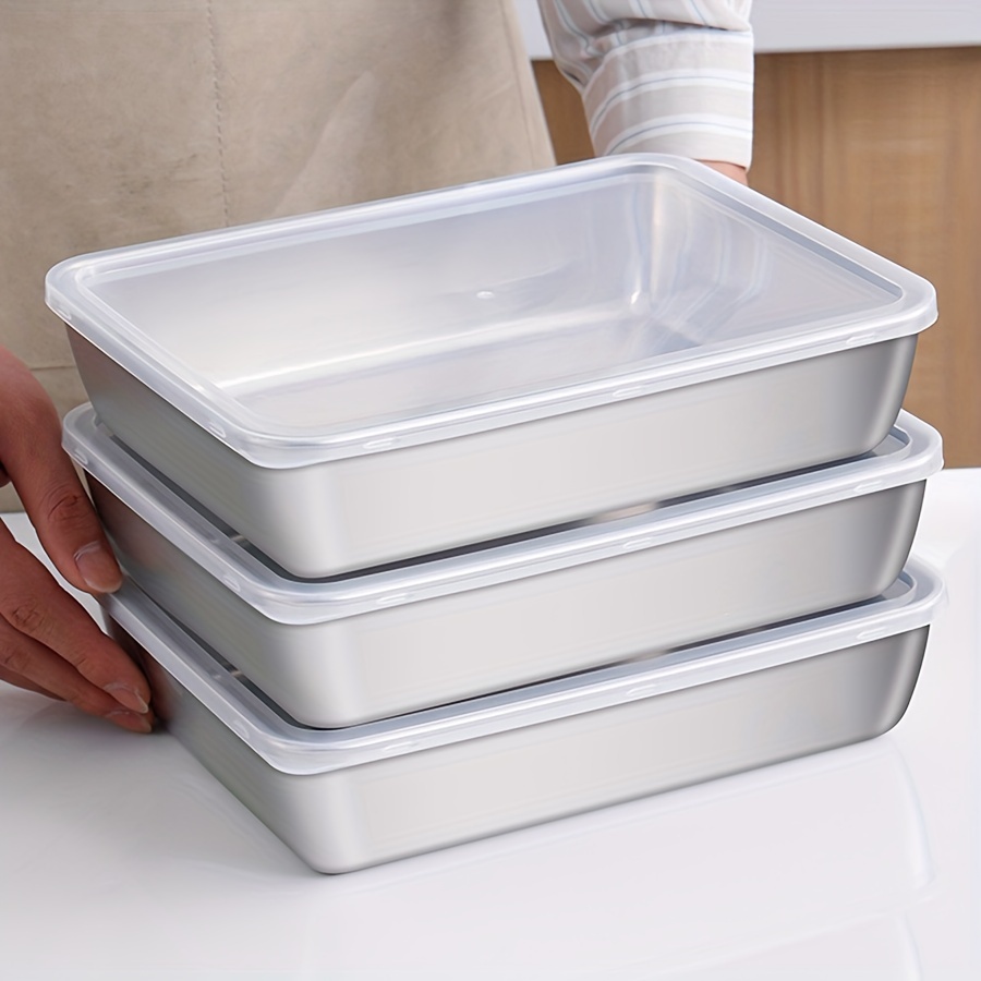 3-Piece Stainless Steel Food S - огляд і ціна Meal Prep Containers Xl