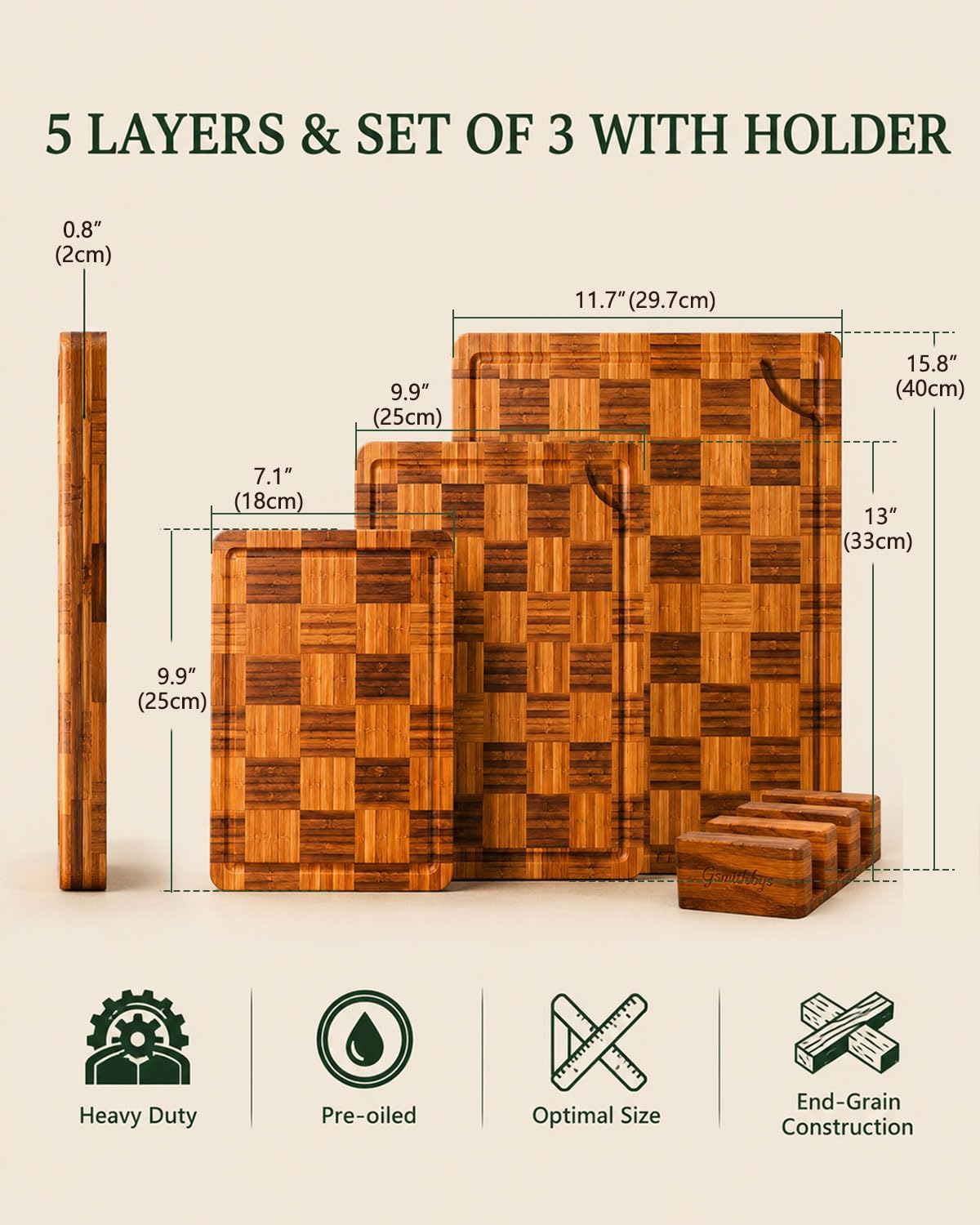 Checkered Cutting Board Set wi - огляд і ціна Meal Prep For Cutting