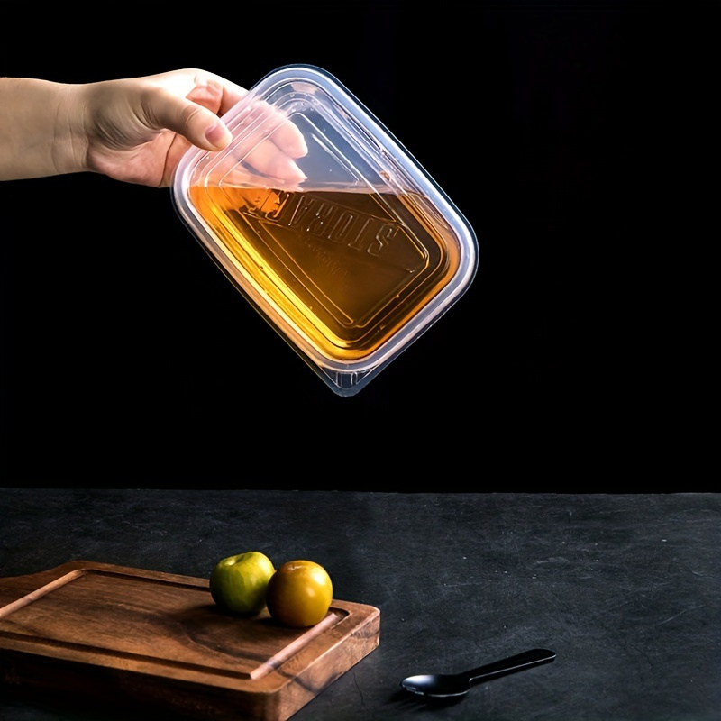 A Set of 6 Transparent Stackab - огляд і ціна Meal Prep Containers Xl