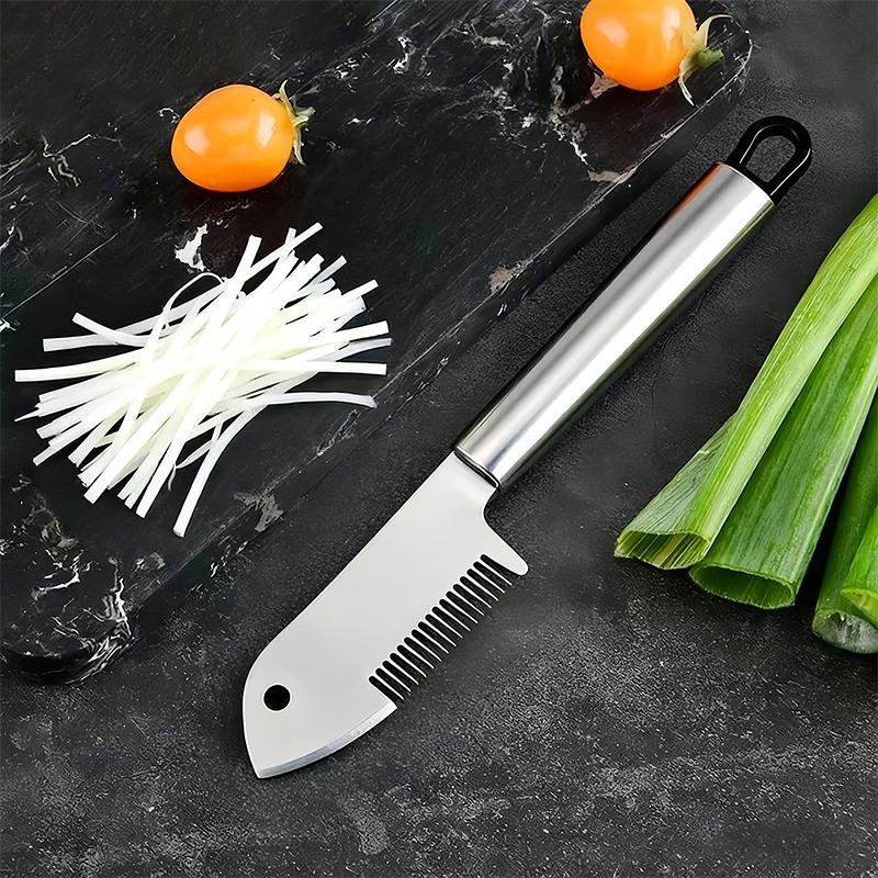 2 PCS Stainless Steel Scallion - огляд і ціна Meal Prep For Cutting