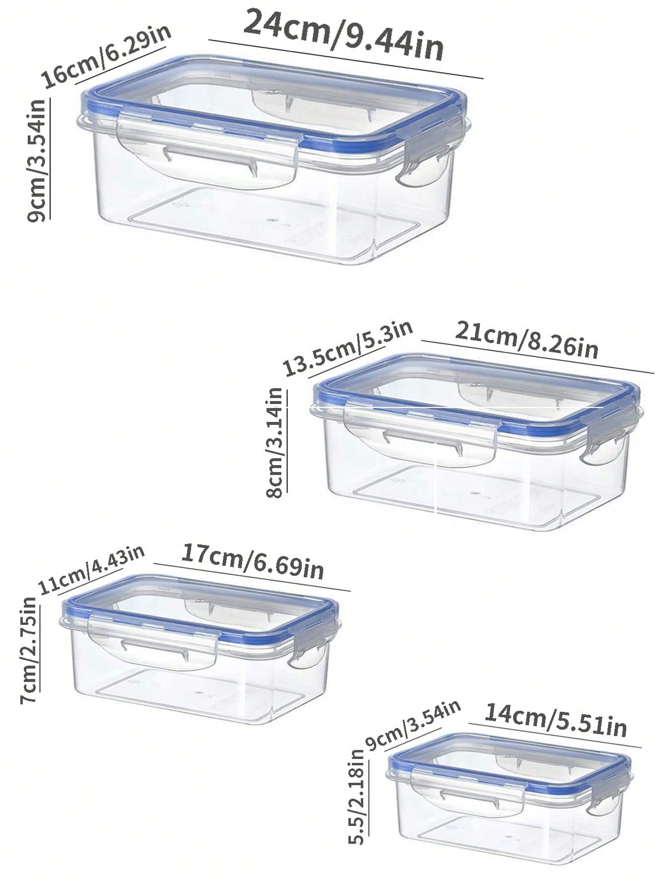 Sealed rectangular refrigerato - огляд і ціна Meal Prep Containers Xl