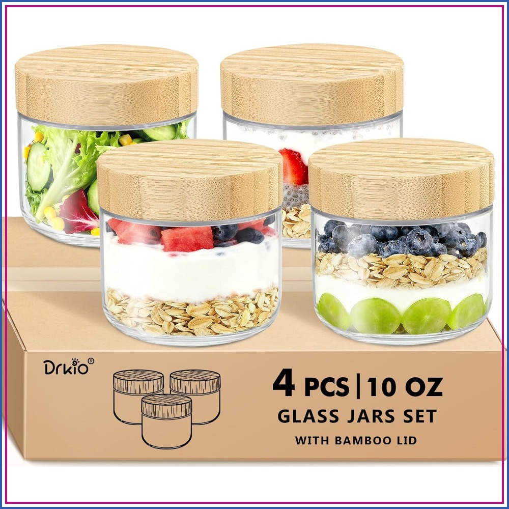 10 Oz Overnight Oats Container - огляд і ціна Meal Prep Chia Pudding