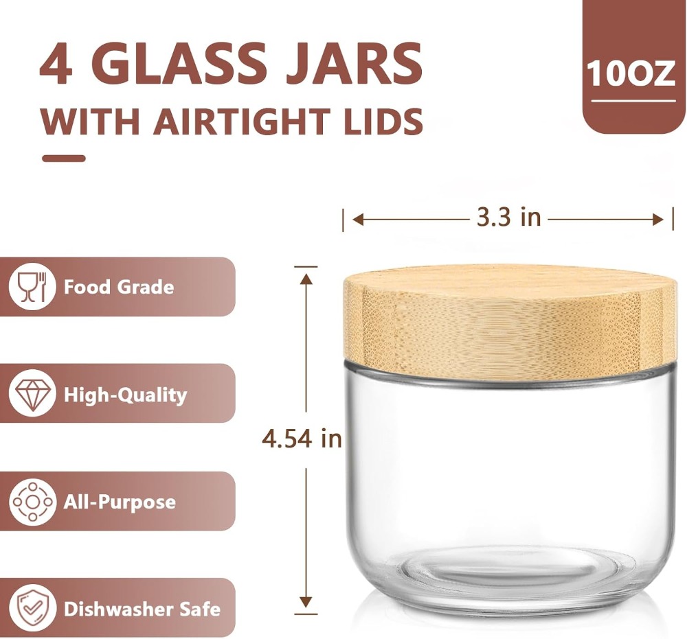 10 Oz Overnight Oats Container - огляд і ціна Meal Prep Chia Pudding