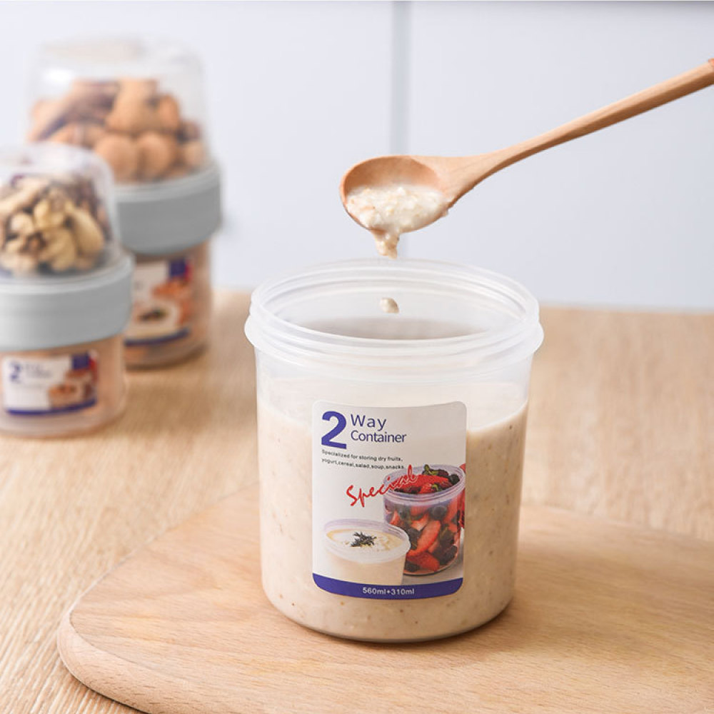 Double Layer Leakproof Food Ca - огляд і ціна Meal Prep Yogurt