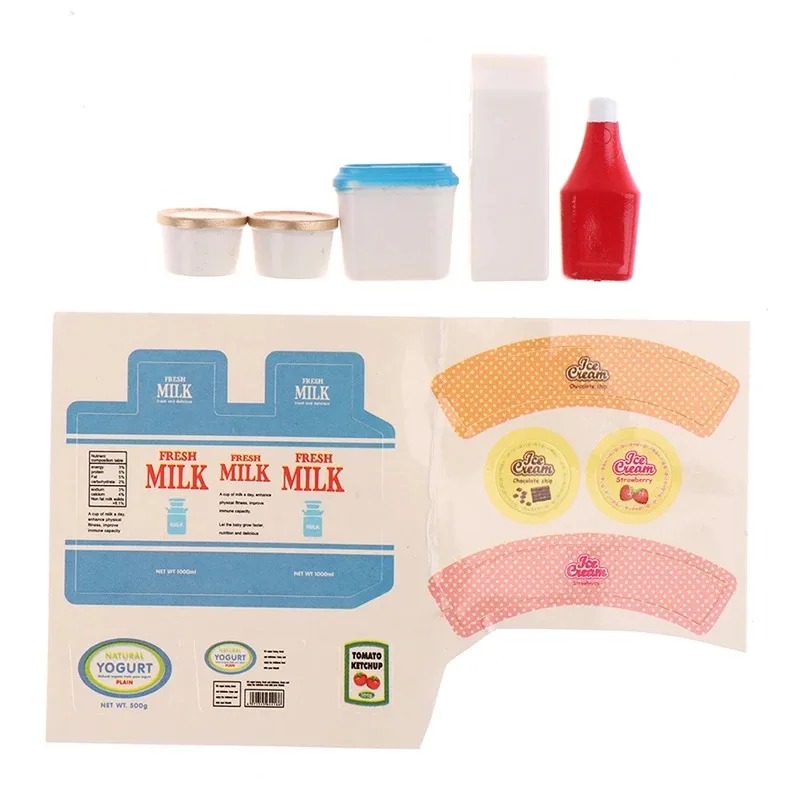 5Pcs/Set 1:12 Dollhouse Tomato - огляд і ціна Meal Prep Yogurt